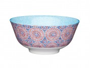 Kitchen Craft Blue and Red Mosaic Style Ceramic Bowls (Ó 15.7cm / 6")	